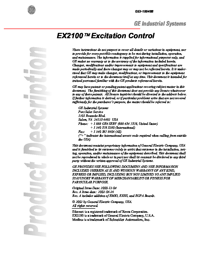 First Page Image of EX2100 Series Manual.pdf